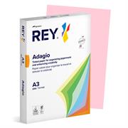 CARTA COLORATA ROSA REY ADAGIO A3 80 GRAMMI 500 FOGLI