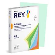 CARTA COLORATA VERDE VIVO REY ADAGIO A3 80 GRAMMI 500 FOGLI