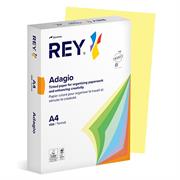 CARTA COLORATA GIALLO CANARINO REY ADAGIO A4 80 GRAMMI 500 FOGLI