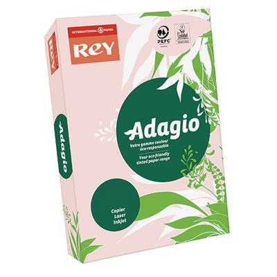 CARTA COLORATA ROSA REY ADAGIO A4 80 GRAMMI 500 FOGLI