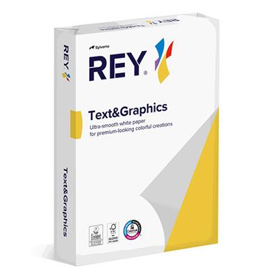 CARTA BIANCA 90 GRAMMI REY TEXT & GRAPHICS FORMATO A3 500 FOGLI