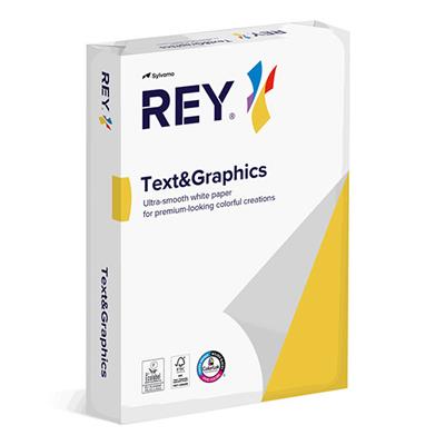 CARTA BIANCA 160 GRAMMI REY TEXT & GRAPHICS FORMATO A4 250 FOGLI