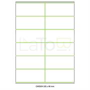 ETICHETTA ADESIVA A4 APPTAC BIANCA FORMATO 105x48 mm 100fg