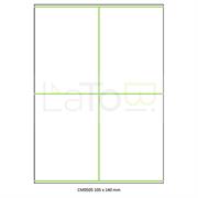 ETICHETTA ADESIVA A4 APPTAC BIANCA FORMATO 105x140 mm 100fg