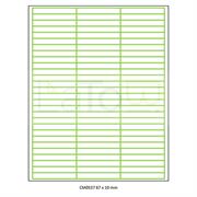 ETICHETTA ADESIVA A4 APPTAC BIANCA FORMATO 67x10 mm 100fg