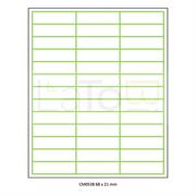 ETICHETTA ADESIVA A4 APPTAC BIANCA FORMATO 68x21 mm 100fg