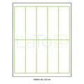ETICHETTA ADESIVA A4 APPTAC BIANCA FORMATO 40x125 mm 100fg