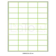 ETICHETTA ADESIVA A4 APPTAC BIANCA FORMATO 50x32 mm 100fg