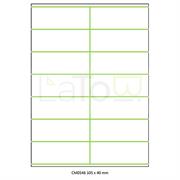 ETICHETTA ADESIVA A4 APPTAC BIANCA FORMATO 105x40 mm 100fg