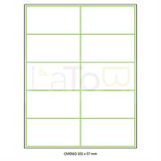 ETICHETTA ADESIVA A4 APPTAC BIANCA FORMATO 101x57 mm 100fg