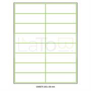 ETICHETTA ADESIVA A4 APPTAC BIANCA FORMATO 101x36 mm 100fg