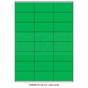 ETICHETTA ADESIVA A4 APPTAC VERDE FORMATO 70x36 mm 100fg