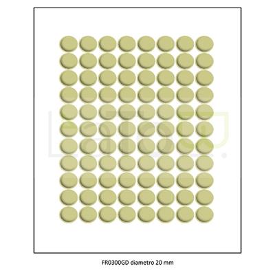 ETICHETTA ADESIVA A4 APPTAC ORO DIAMETRO 20 mm 100fg