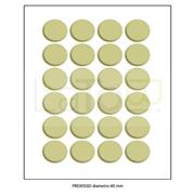 ETICHETTA ADESIVA A4 APPTAC ORO DIAMETRO 40 mm 100fg