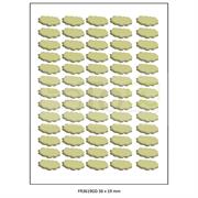 ETICHETTA ADESIVA A4 APPTAC ORO FORMATO 36x19 mm 100fg