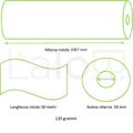 CARTA PLOTTER IN ROTOLO ALTEZZA 1067mm x 30m 120GRAMMI BIANCA