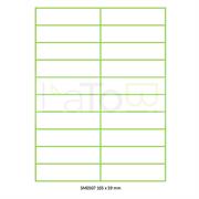 ETICHETTA ADESIVA A4 APPTAC BIANCA FORMATO 105x59 mm 100fg