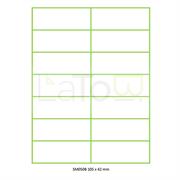 ETICHETTA ADESIVA A4 APPTAC BIANCA FORMATO 105x42 mm 100fg