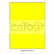 ETICHETTA ADESIVA A4 APPTAC GIALLO FORMATO 210x148,5 mm 100fg