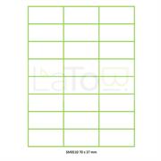 ETICHETTA ADESIVA A4 APPTAC BIANCA FORMATO 70x37 mm 100fg