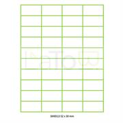 ETICHETTA ADESIVA A4 APPTAC BIANCA FORMATO 52x30 mm 100fg