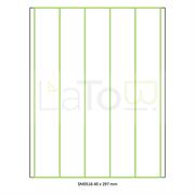 ETICHETTA ADESIVA A4 APPTAC BIANCA FORMATO 40x297 mm 100fg