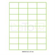 ETICHETTA ADESIVA A4 APPTAC BIANCA FORMATO 52,5x37 mm 100fg