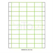 ETICHETTA ADESIVA A4 APPTAC BIANCA FORMATO 45x29,7 mm 100fg