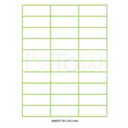 ETICHETTA ADESIVA A4 APPTAC BIANCA FORMATO 70x29,7 mm 100fg