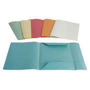 CARTELLINA MANILLA CON LEMBI AZZURRA