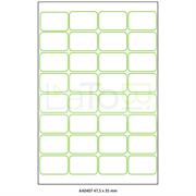 ETICHETTA ADESIVA A4 APPTAC BIANCA FORMATO 47,5x35 mm 100fg