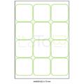 ETICHETTA ADESIVA A4 APPTAC BIANCA FORMATO 63,5x72 mm 100fg