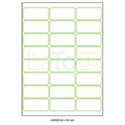 ETICHETTA ADESIVA A4 APPTAC BIANCA FORMATO 64x34 mm 100fg