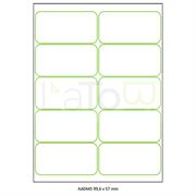 ETICHETTA ADESIVA A4 APPTAC BIANCA FORMATO 99,6x57 mm 100fg