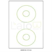 ETICHETTA ADESIVA A4 APPTAC BIANCA DIAMETRO 117,5 mm 100fg