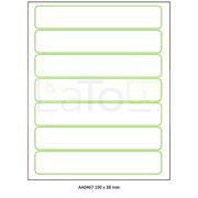 ETICHETTA ADESIVA A4 APPTAC BIANCA FORMATO 190x38 mm 100fg